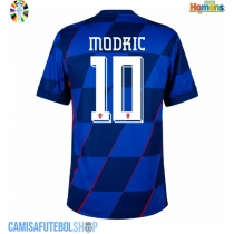 Camisa de time de futebol Croácia Luka Modric #10 Replicas 2º Equipamento Europeu 2024 Manga Curta